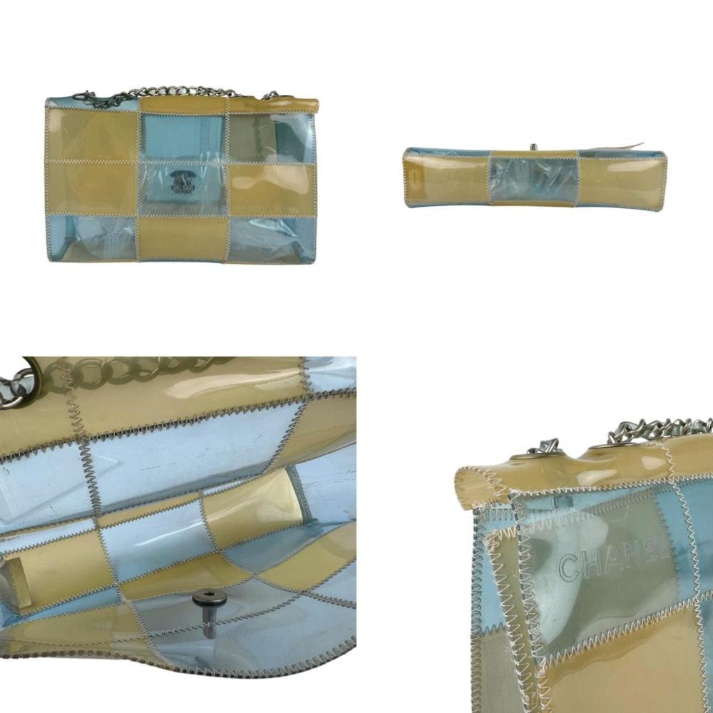 Beige Plastic Chanel Shoulder Bag