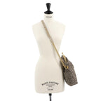 Beige Wool Chanel Shoulder Bag