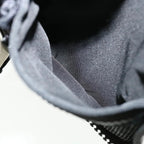 Black Canvas Chanel Shoulder Bag