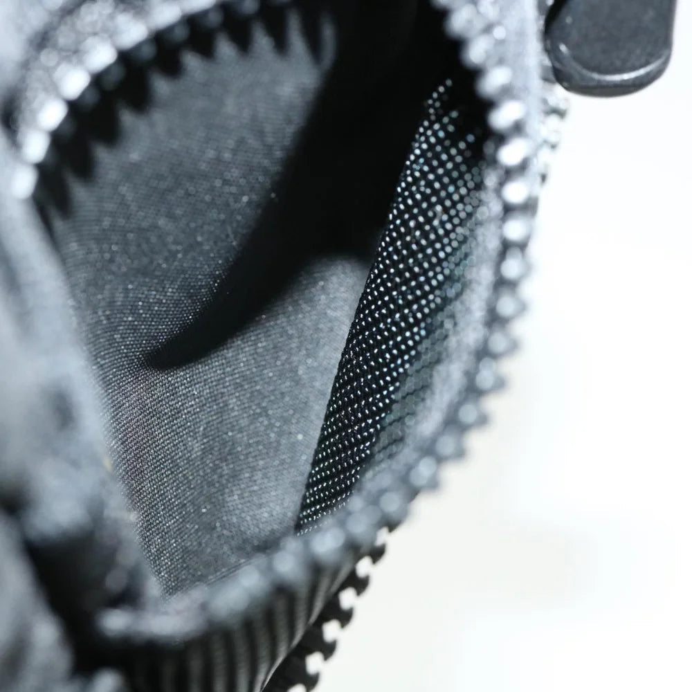 Black Canvas Chanel Shoulder Bag