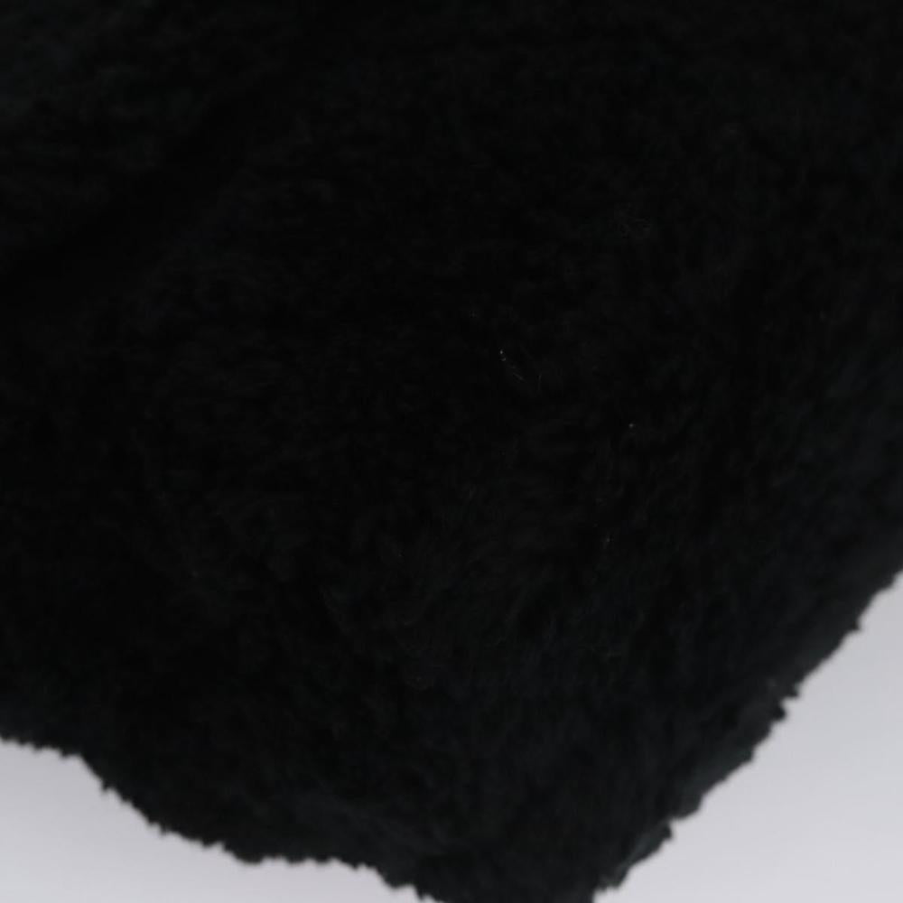 Black Canvas Chanel Flap Bag