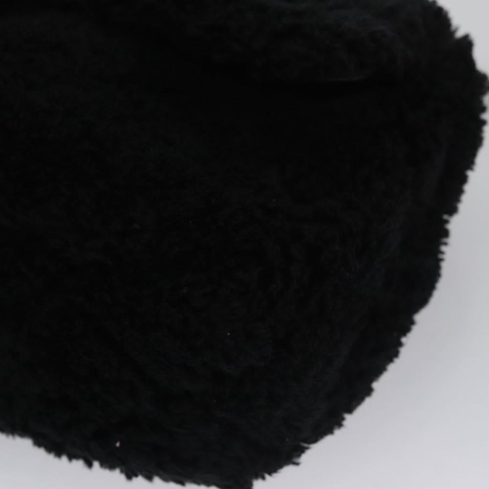 Black Canvas Chanel Flap Bag