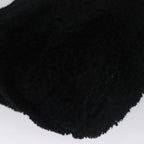 Black Canvas Chanel Flap Bag