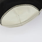 Black Canvas Chanel Shoulder Bag