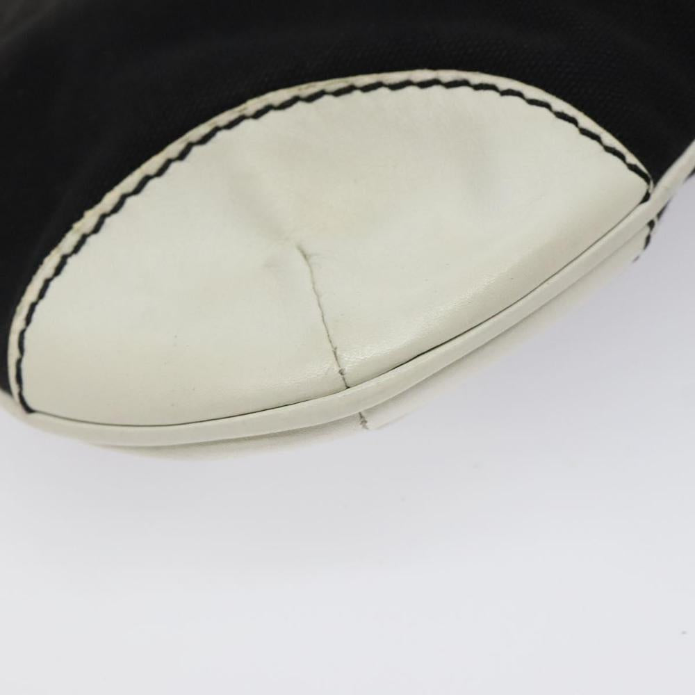 Black Canvas Chanel Shoulder Bag