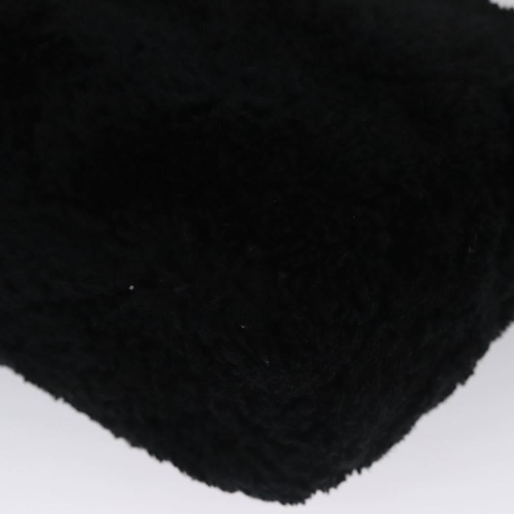 Black Canvas Chanel Flap Bag