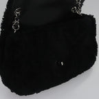 Black Canvas Chanel Flap Bag