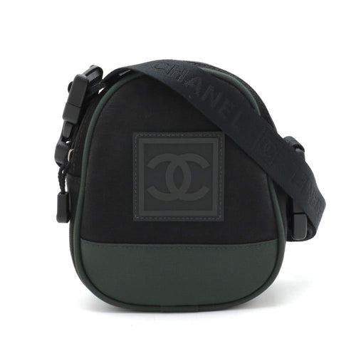 Black Canvas Chanel Belt Bag