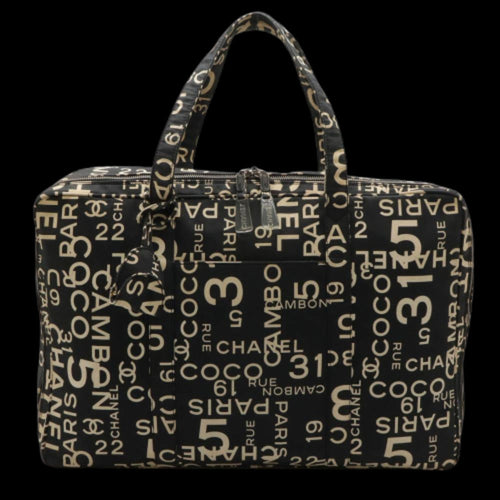 Black Canvas Chanel Travel Line