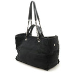 Black Canvas Chanel Tote