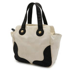 Black Canvas Chanel Tote