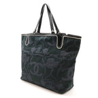 Black Canvas Chanel Tote