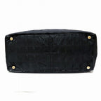 Black Canvas Chanel Tote