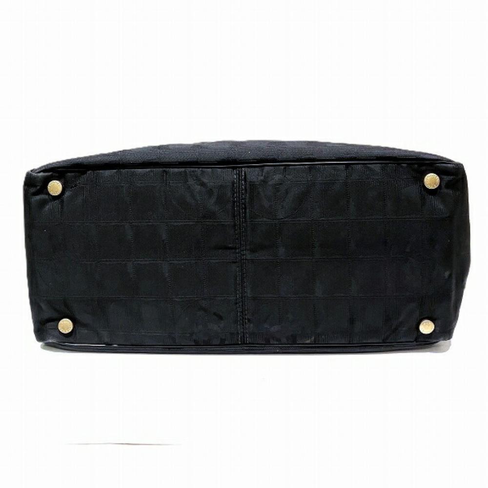 Black Canvas Chanel Tote