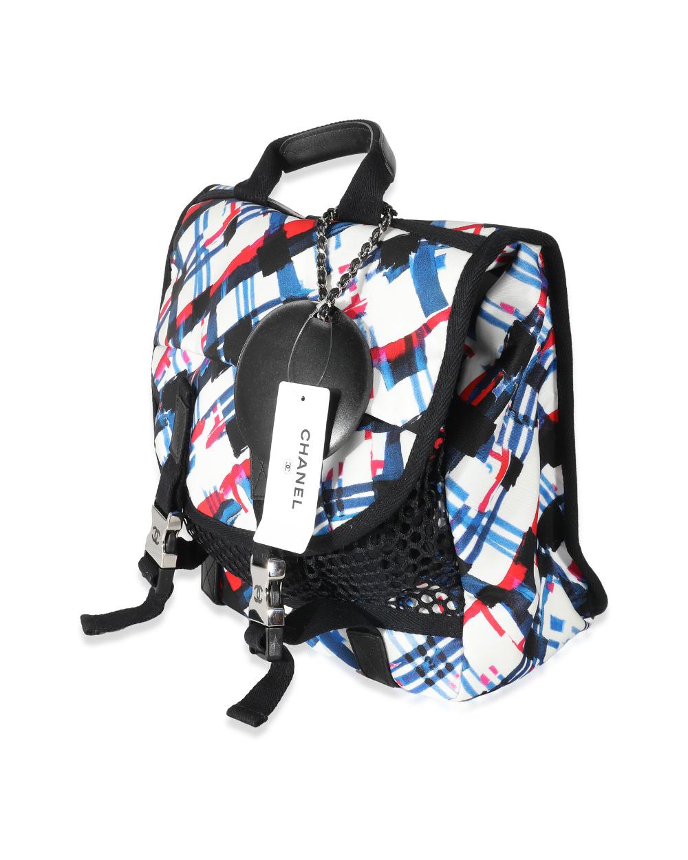 Black Canvas Chanel Backpack