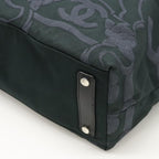Black Canvas Chanel Tote