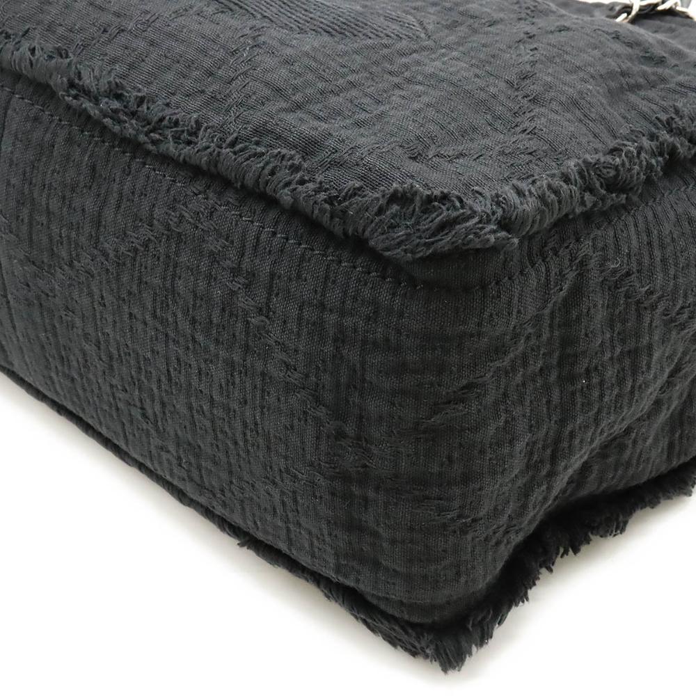 Black Canvas Chanel Tote