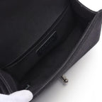 Black Canvas Chanel Shoulder Bag
