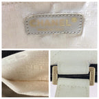 Black Canvas Chanel Tote