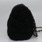 Black Canvas Chanel Flap Bag