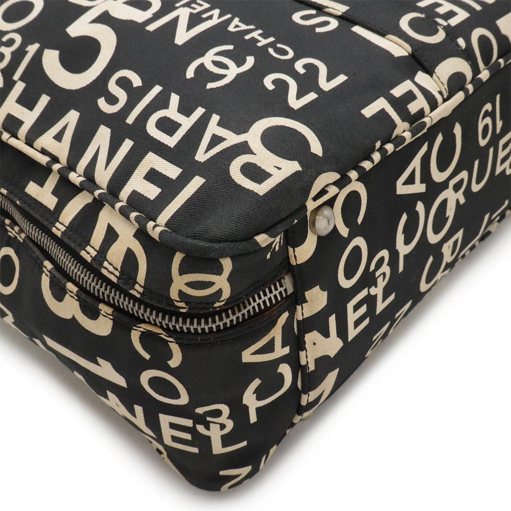 Black Canvas Chanel Travel Line