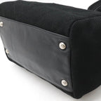 Black Canvas Chanel Tote