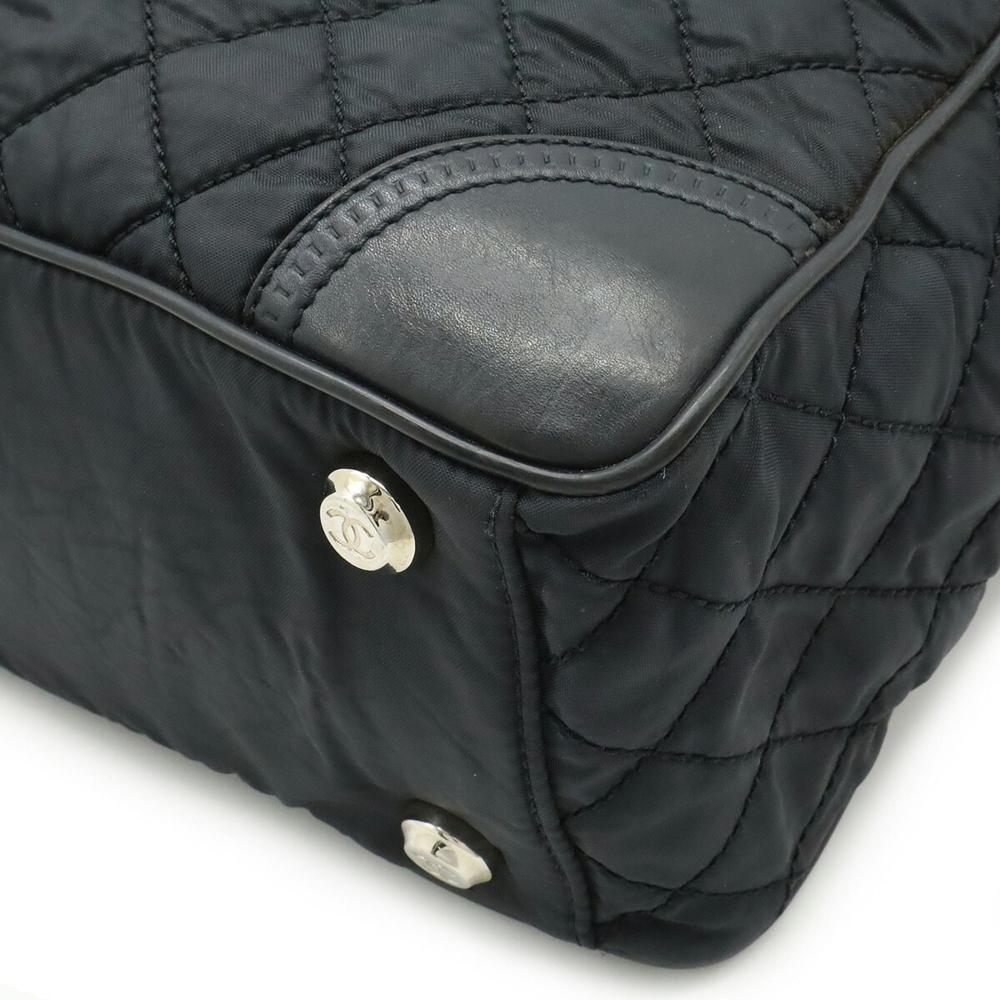 Black Canvas Chanel Tote