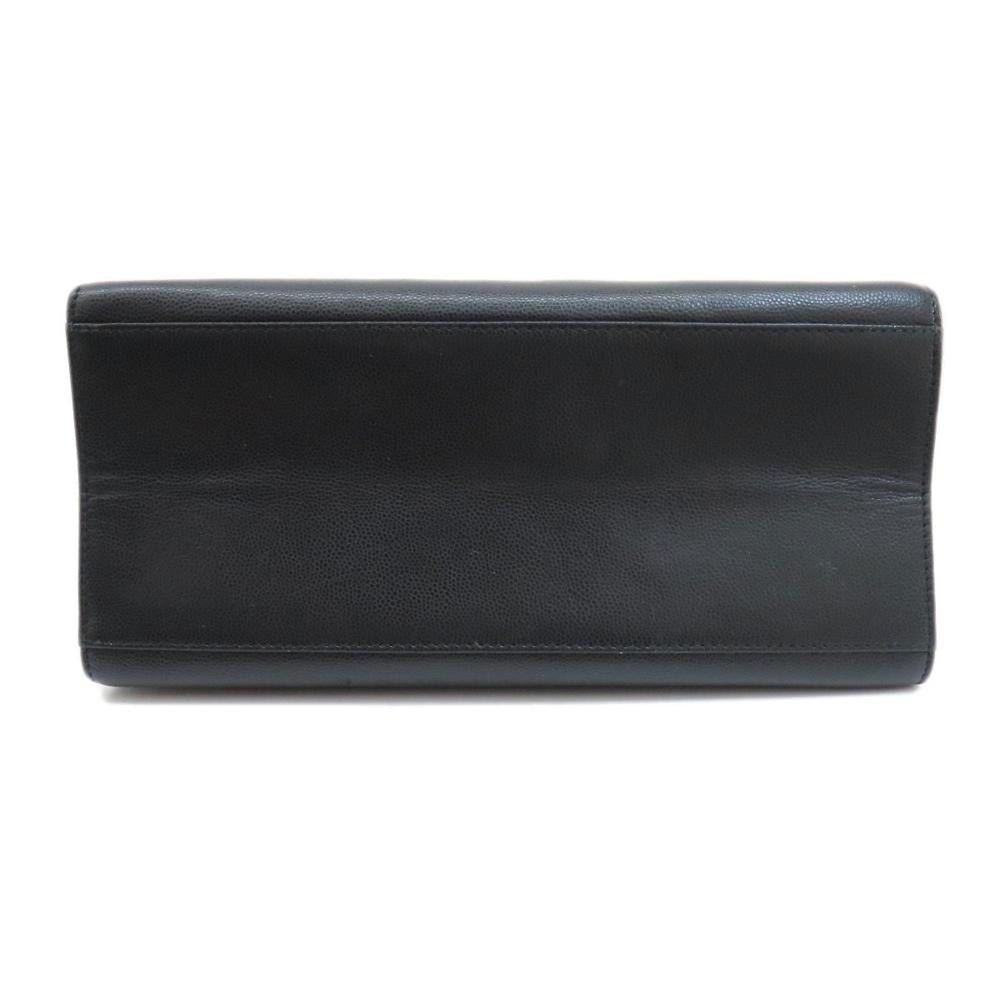 Black Canvas Chanel Shoulder Bag