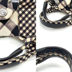 Black Canvas Chanel Tote