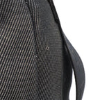Black Canvas Chanel Shoulder Bag