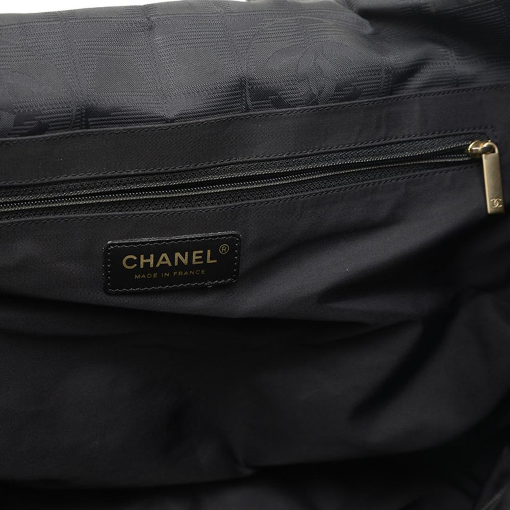 Black Canvas Chanel Travel Line