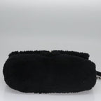 Black Canvas Chanel Flap Bag