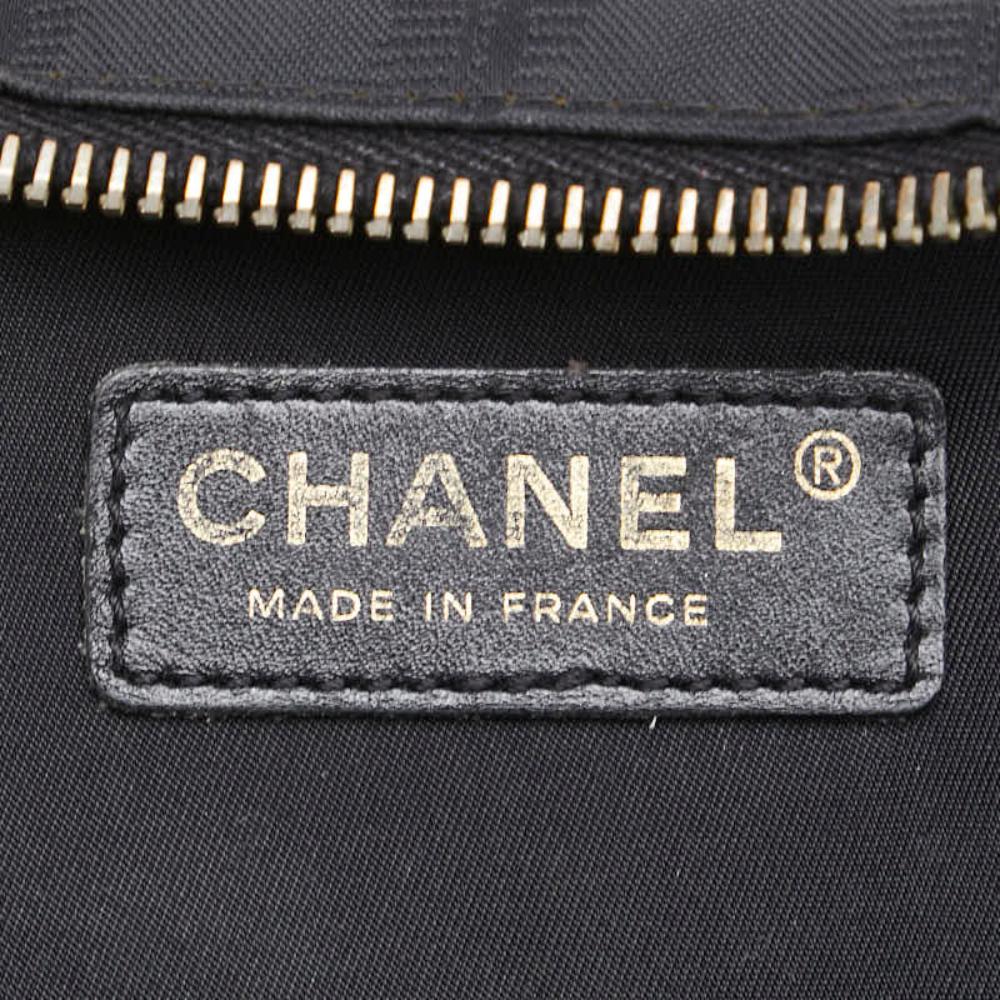 Black Canvas Chanel Travel Line