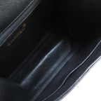 Black Canvas Chanel Shoulder Bag
