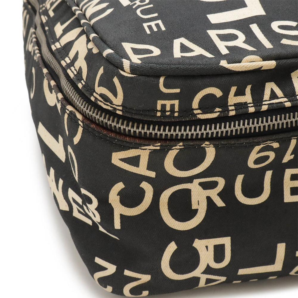 Black Canvas Chanel Travel Line