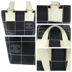Black Canvas Chanel Tote