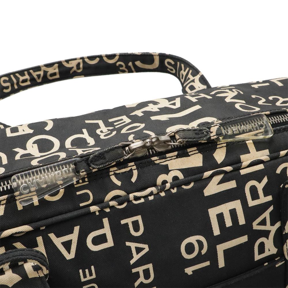 Black Canvas Chanel Travel Line