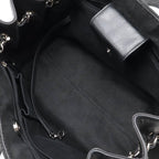Black Canvas Chanel Tote