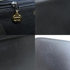 Black Canvas Chanel Shoulder Bag