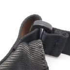 Black Canvas Chanel Shoulder Bag