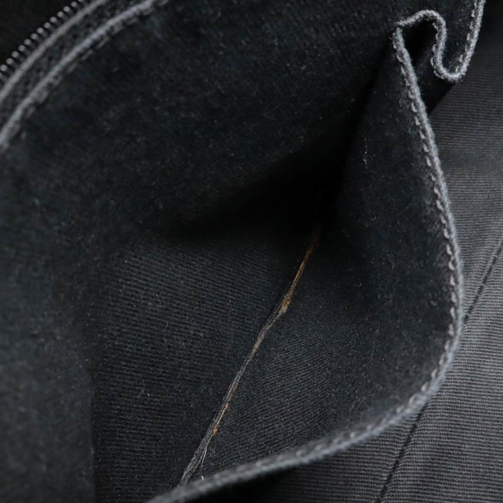 Black Canvas Chanel Tote