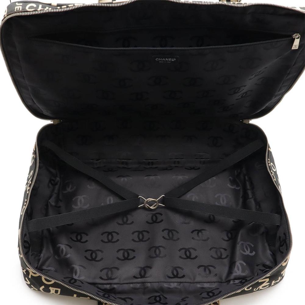 Black Canvas Chanel Travel Line