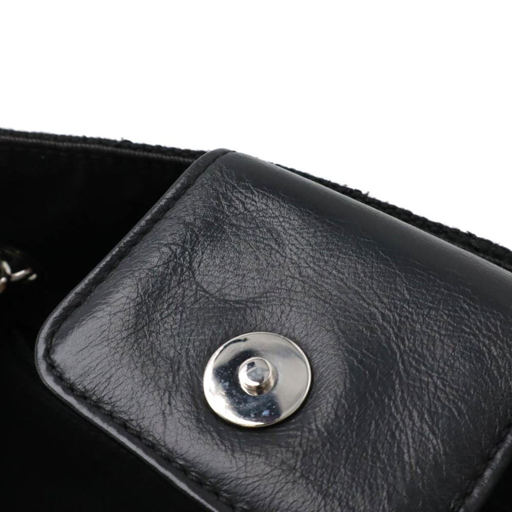 Black Canvas Chanel Tote