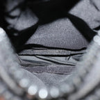 Black Canvas Chanel Shoulder Bag