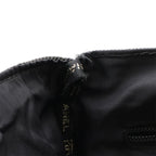 Black Canvas Chanel Shoulder Bag