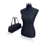 Black Cotton Chanel Travel Line