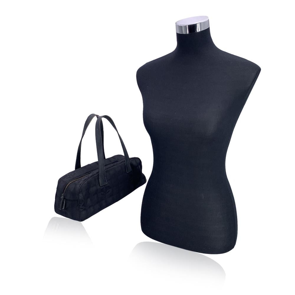 Black Cotton Chanel Travel Line