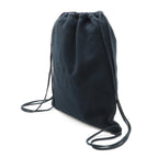 Black Cotton Chanel Backpack