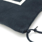 Black Cotton Chanel Backpack