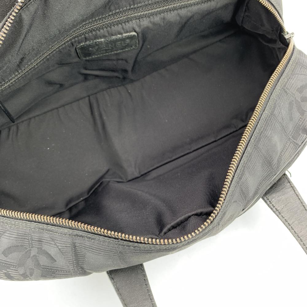 Black Cotton Chanel Travel Line